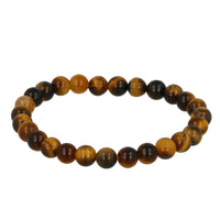 Tiger Eye Armband 6mm - Elastic and Stylish