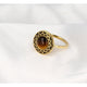 Vintage gouden ring - Tiger Eye edelsteen - unieke reflectie - My Bendel