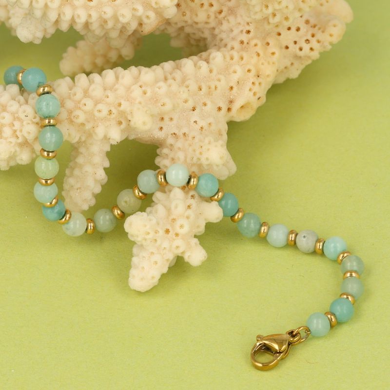 Golden Amazonite Bracelet - Adjustable 165mm