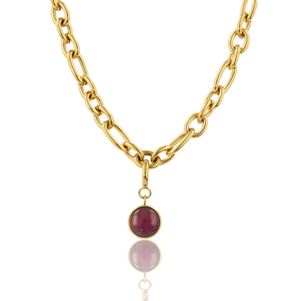 Ketting met Amethyst - Geboortesteen Februari