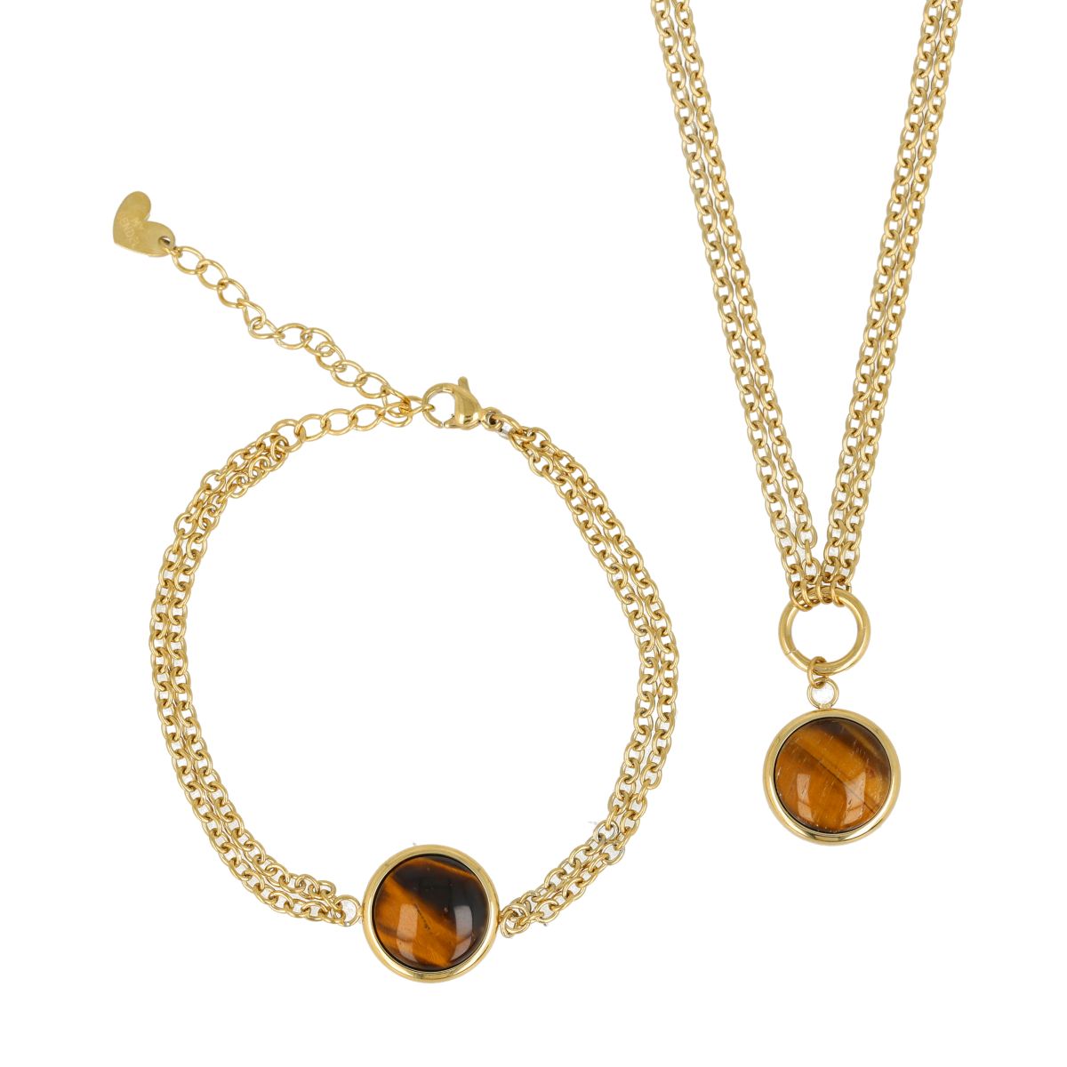 Sieraden set met Tiger Eye