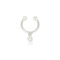 Zilveren Earcuff met Sprankelende Zirkonia Hanger - My Bendel