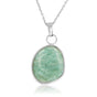 Zilveren Ketting met Amazonite Hanger - Unieke Edelsteen - My Bendel