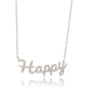 Zilveren Ketting met Happy Bedel - Hypoallergeen Sieraad - My Bendel