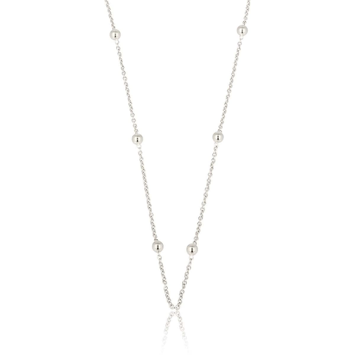 Zilveren Ketting met Kleine Bolletjes - Fijn Design - My Bendel