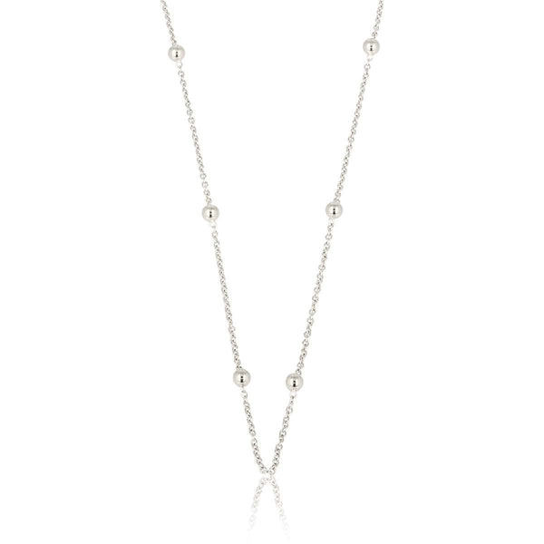 Zilveren Ketting met Kleine Bolletjes - Fijn Design - My Bendel