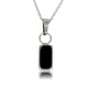 Zilveren Ketting met Onyx Hanger - Elegant en Stijlvol - My Bendel