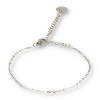 Zilveren Ovale Schakelarmband - Minimalistisch Design