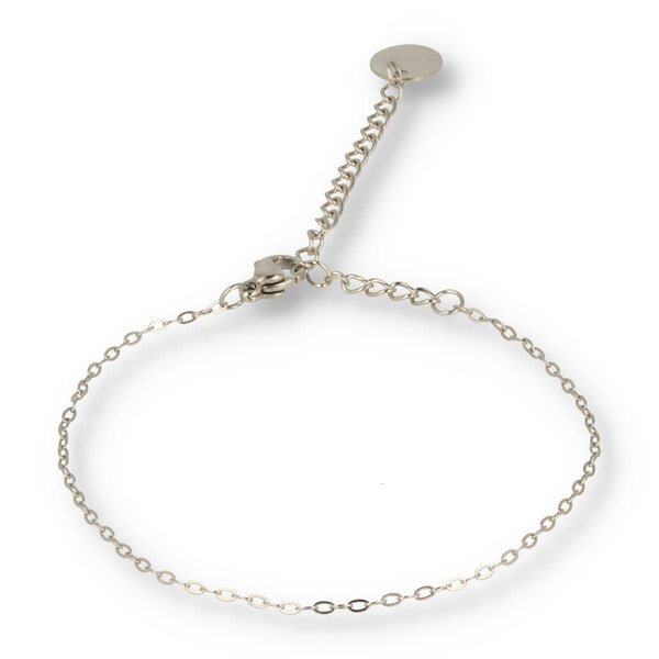 Zilveren Ovale Schakelarmband - Minimalistisch Design - My Bendel