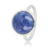 Zilveren ring - Lapis Lazuli edelsteen - Unieke touch