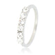 Zilveren ring met grote zirkonia stenen - hypoallergeen Stainless steel - My Bendel