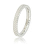 Zilveren ring - slangenhuid patroon - 3 mm smal - My Bendel
