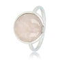 Zilveren ring - unieke Rose Quartz edelsteen - liefdevol - My Bendel