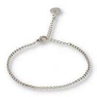 Zilveren Schakelarmband - Verstelbaar en Hypoallergeen