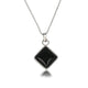 Zilveren Schakelketting met Onyx Hanger - Uniek Design - My Bendel