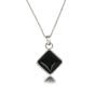 Zilveren Schakelketting met Onyx Hanger - Uniek Design - My Bendel
