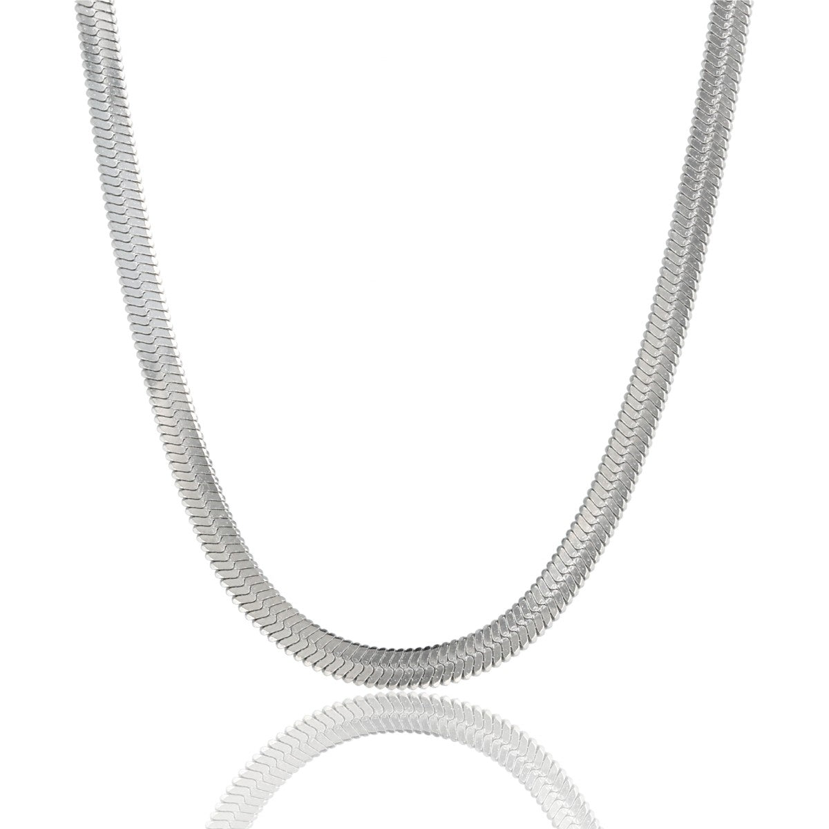 Zilveren Snake Ketting - Elegant & Tijdloos Design - My Bendel