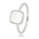 Zilveren zegelring - White Aventurine edelsteen - Chique look - My Bendel
