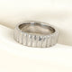 Zilverkleurige ring - stijlvolle ribbels - tijdloze charme - My Bendel