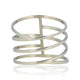 Zilverkleurige wrap ring - Statement ring - My Bendel